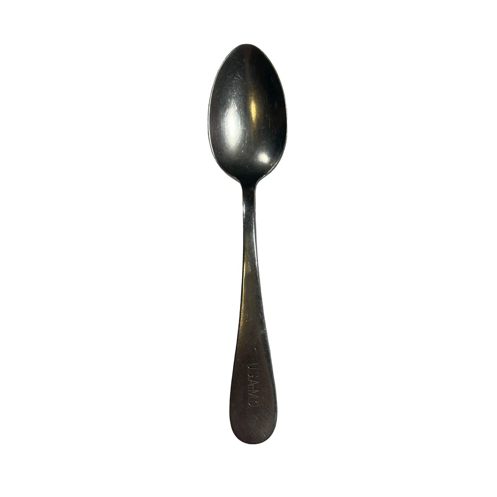 Vintage USA MD Medical Dept Spoon Modernaire Stainless Steel Large Tablespoon